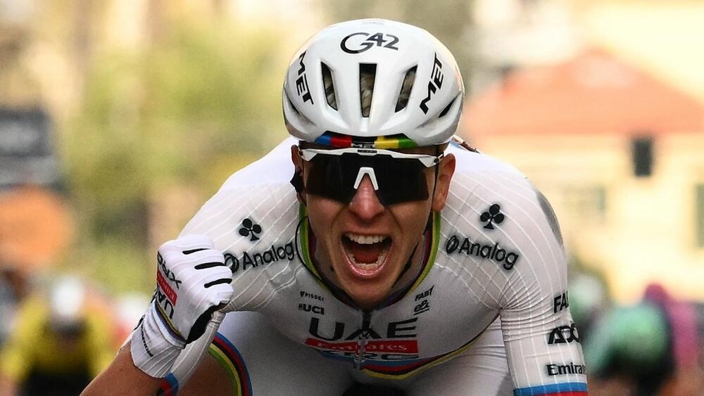 Photo : Organisation Tadej Pogacar Milan San Remo