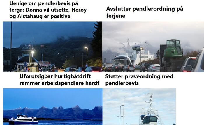 Utklipp fra Helgelands Blad.,