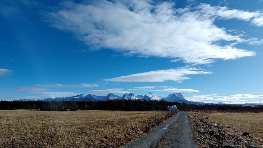 En fin vinterdag i mars. (Foto: Kristin Grande)