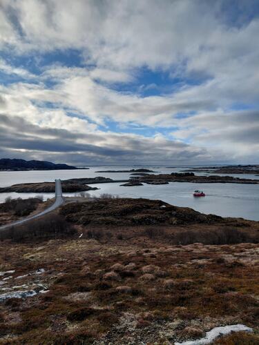 Fin utsikt fra Hoholmen. (Foto: Kristin Grande)