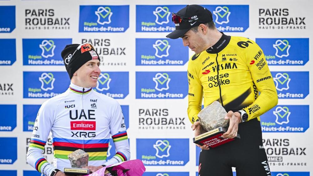 Van Aert et Pogacar