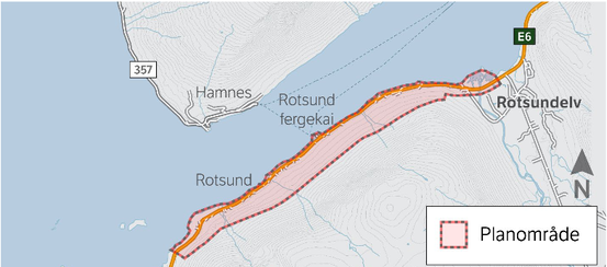 Planområde - Rotsund-Rotsundelv