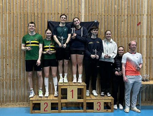 I mixed double vant Signe Lenning gull sammen med Jonas Østhassel fra Kristiansand.