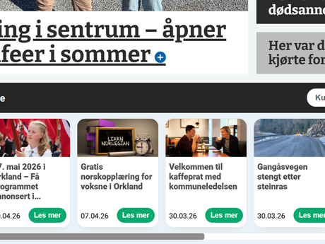 Kommuneplakataen, mange bilder og mye informasjon
