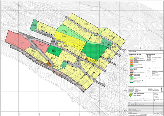 Kart over område: Detaljregulering for Berg-Engen/5510-20250005