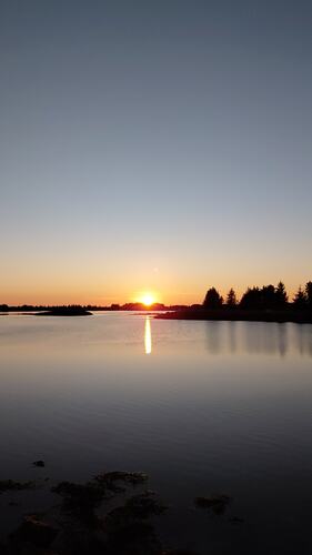 Fin solnedgang. (Foto: Kristin Grande)