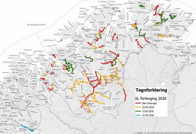 Forlenget åpningstid snøskuterløyper