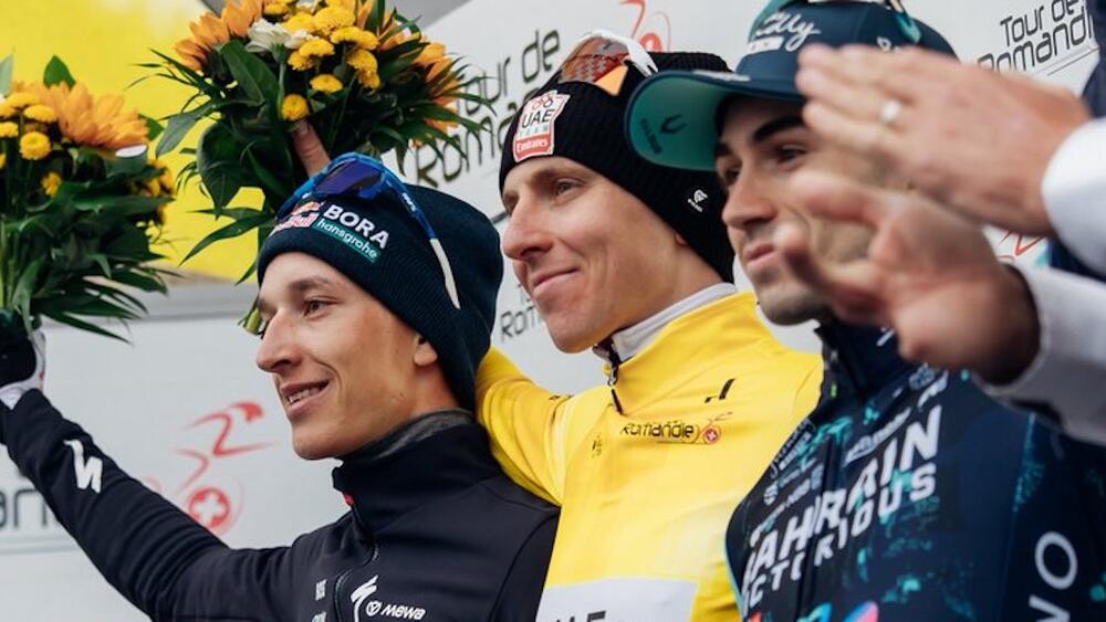 Podium Tour de Romandie 2026