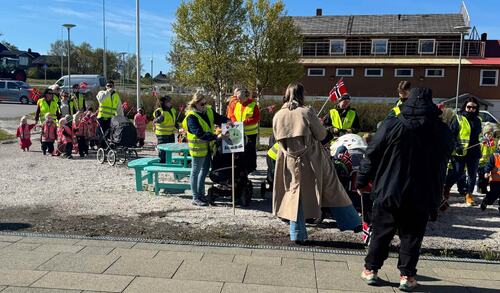 Herøy barnehage på besøk på rådhuset 13