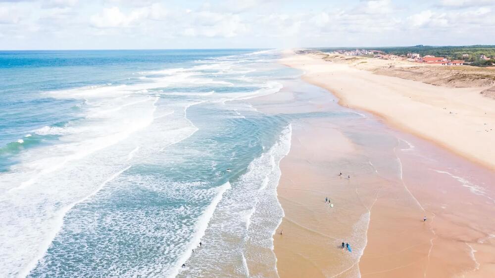 webcam plage des Landes