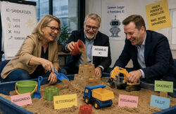 Lekende samarbeid i KI-sandkassen med kvinner og menn
