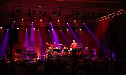 Åpnet kulturkvelden: Herøy Musikkorps fikk æren av å åpne årets kulturkveld sammen med Pernille Reinertsen.