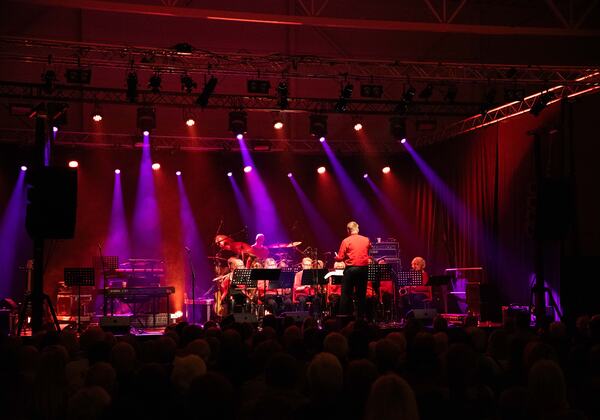 Åpnet kulturkvelden: Herøy Musikkorps fikk æren av å åpne årets kulturkveld sammen med Pernille Reinertsen.