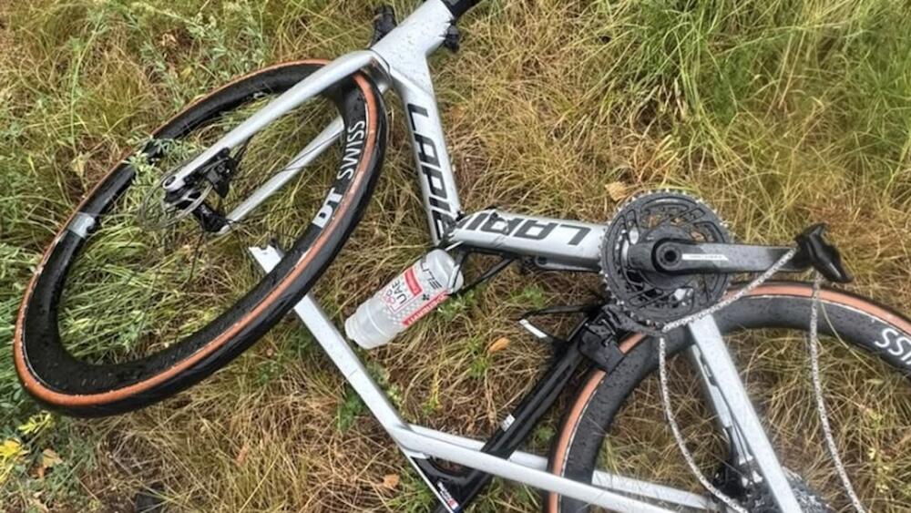 Photo : Instagram Faivre accident de vélo