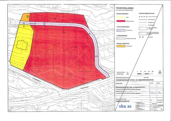 Hemnesberget syke- og omsorgssenter_plankart