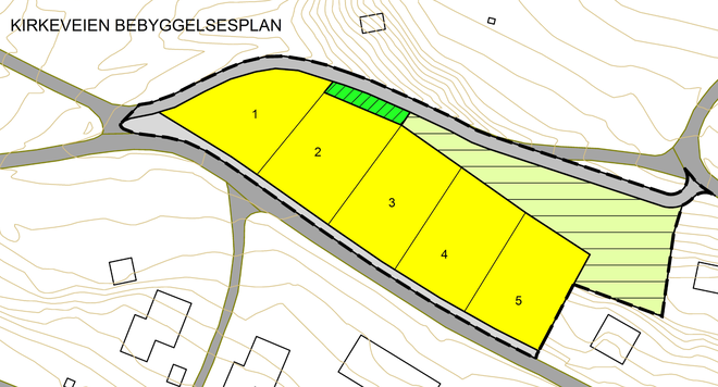 Kirkevegen, PlanID 2007005