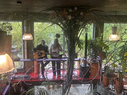 Cecilie Skagen og Bjørn Pedersen avsluttet konserten.