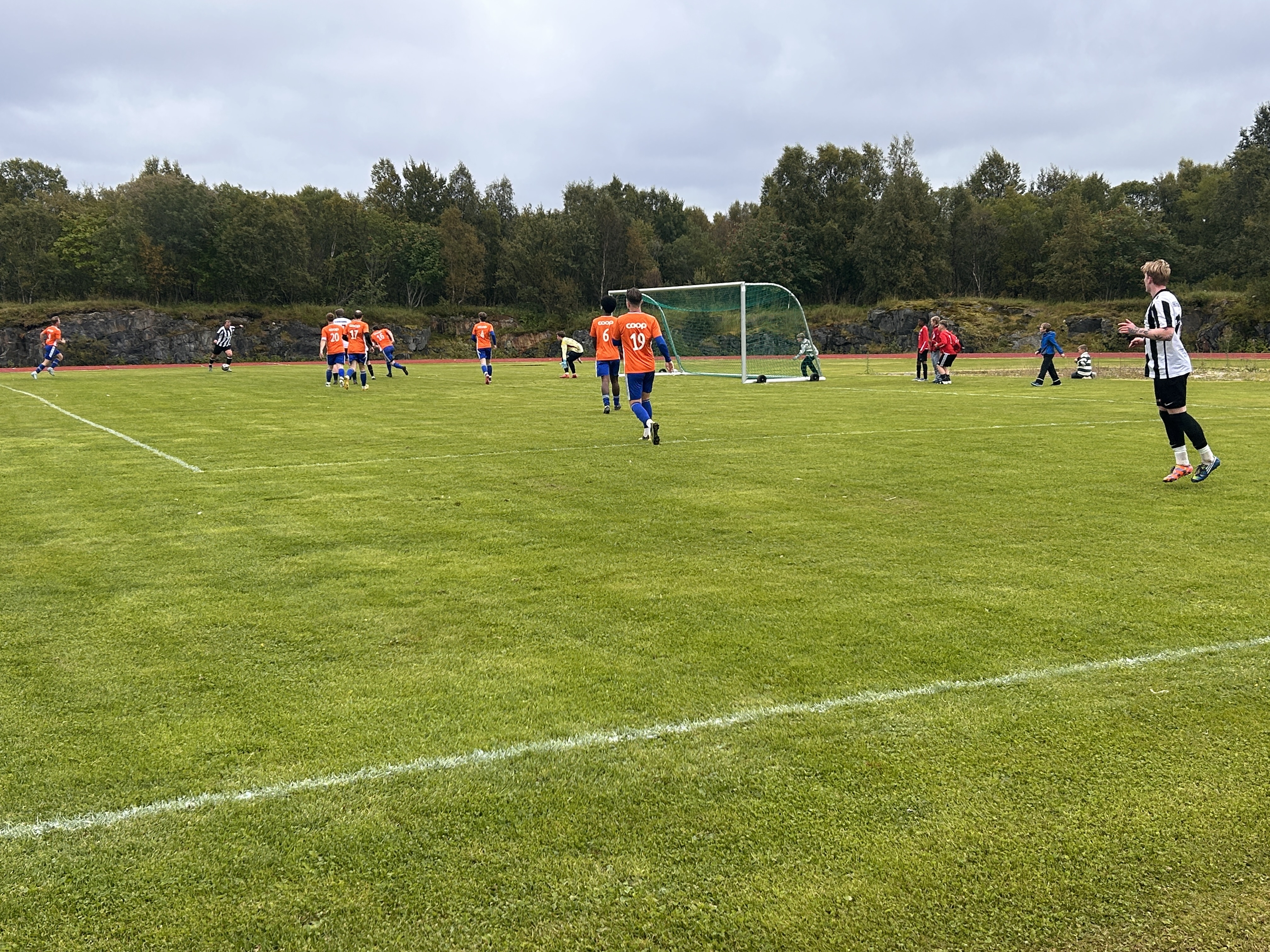 Jørgen Hågensen scorer sitt første mål.