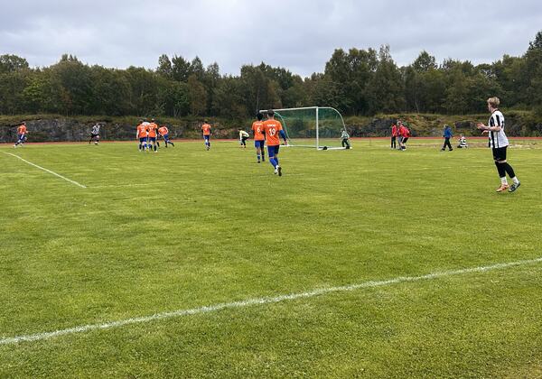 Jørgen Hågensen scorer sitt første mål.
