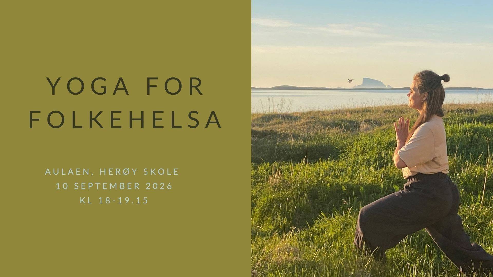 Yoga for folkehelsa