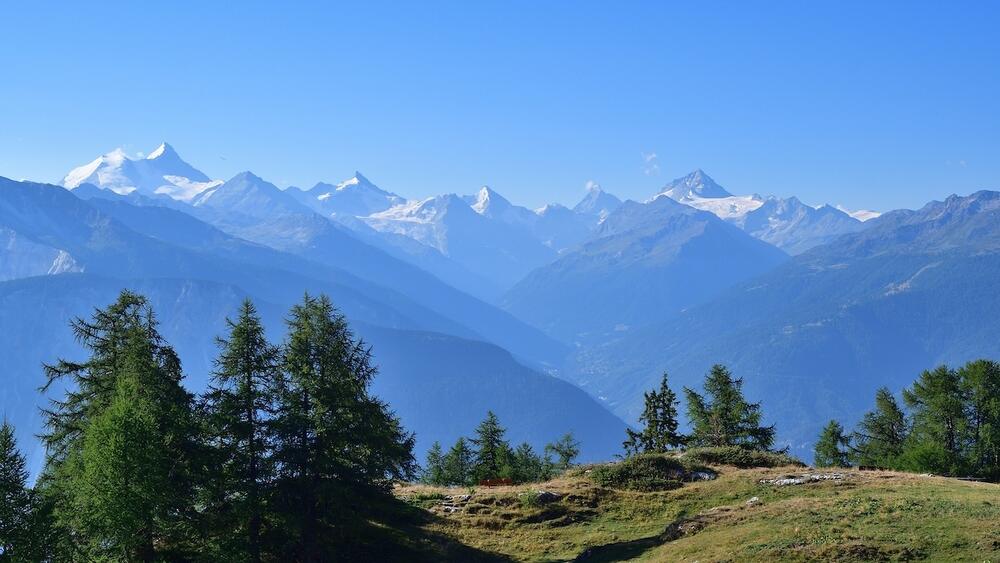 Crans Montana en été