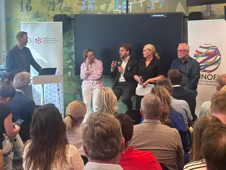 F.v: Roger Lian, Kristin Weidemann Wieland, Ole Martin Slyngstadli, Cecilie Dahl-Jørgensen Pind og Kjell Erik Øie