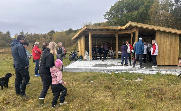 Åpning av gapahuken ved Storvatnet_1