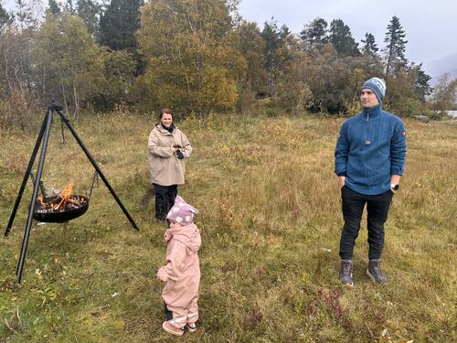 Nærings- og samfunnsutvikler Ronny Godhei Hansen ønsket velkommen og fortalte litt om videre planer for området.