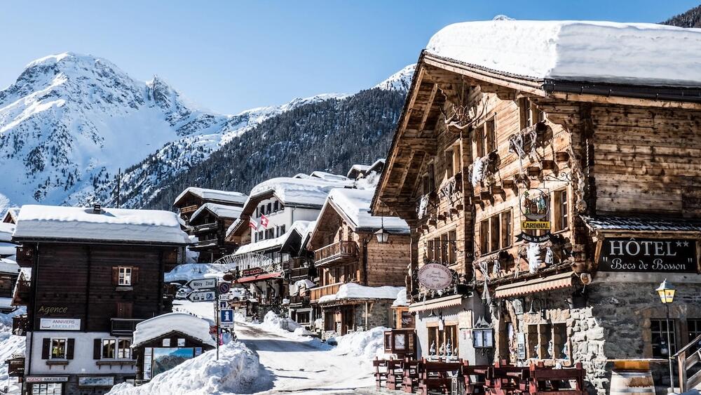 Grimentz en hiver