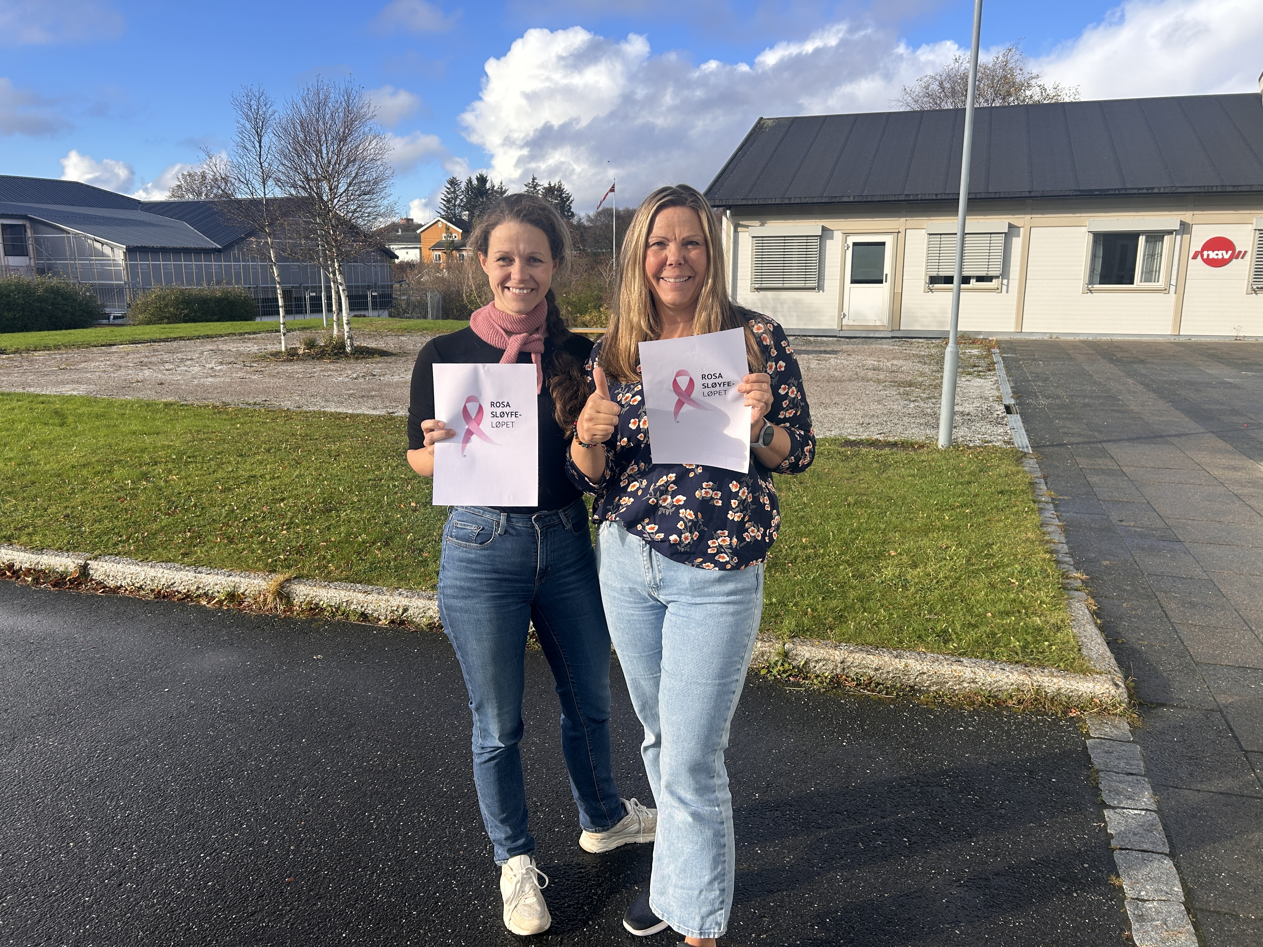 Rosa Sløyfe løp_Mai-Lis og Kristin